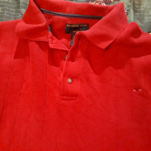 Vintage Alexander Julian long-sleeved Polo XXL - Picture 2 of 2